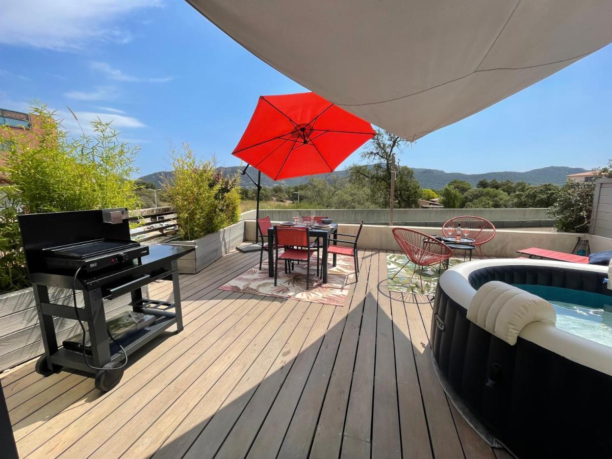 Superbe Appartement Sur Le Port, Jacuzzi, Piscine Porto-Vecchio  Exterior photo